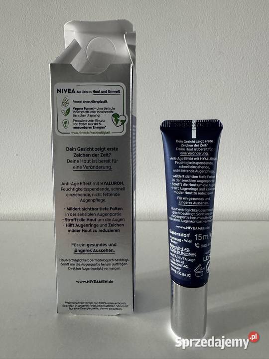 Nivea Men AntiAge Hyaluron krem pod oczy nowy