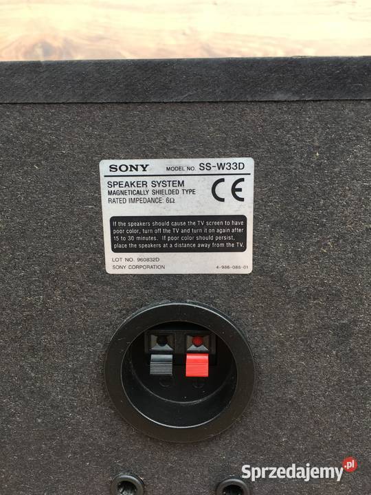 Zestaw kolumn 21 SONY SSW33D SSS33D Opole