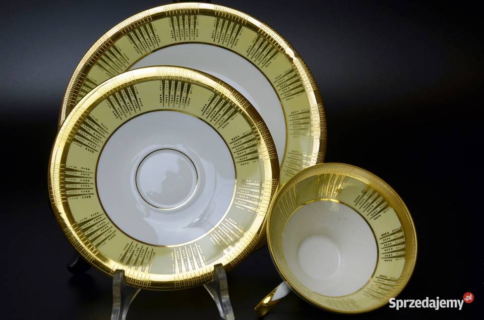 Trio śniadaniowe lata 30 XX w Hutschenreuther