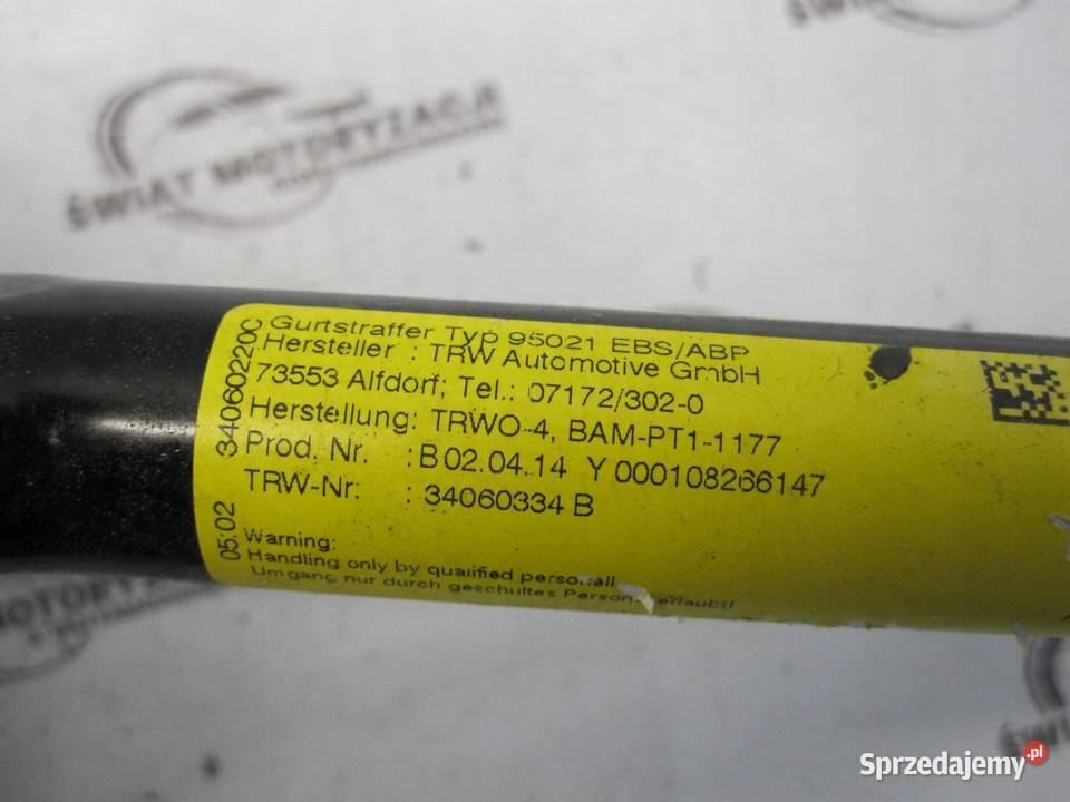 GIULIETTA LIFT 14r pas bezpieczeństwa lewy przód osobowe