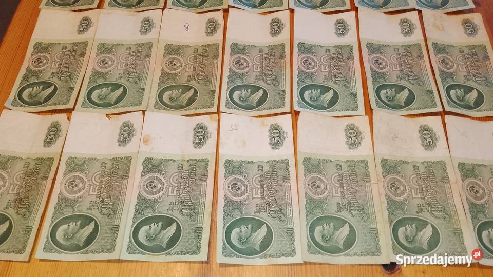 Ruble ZSSR banknot 35 1050100 1961 Olsztyn