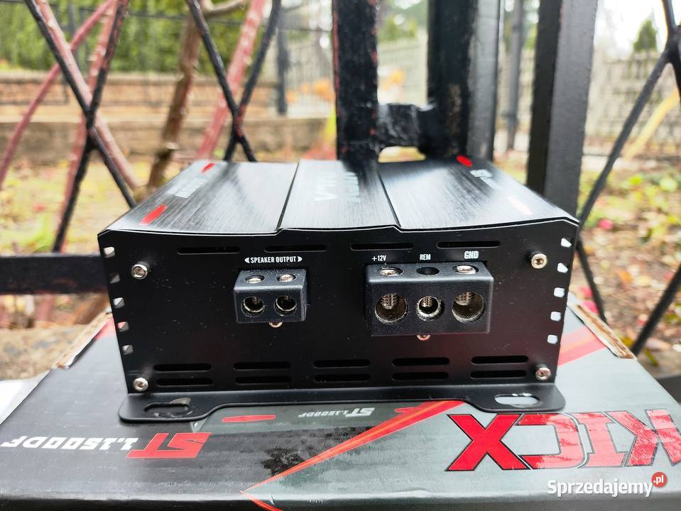 Wzmacniacz samochodowy 1 kanałowy monoblok KICX