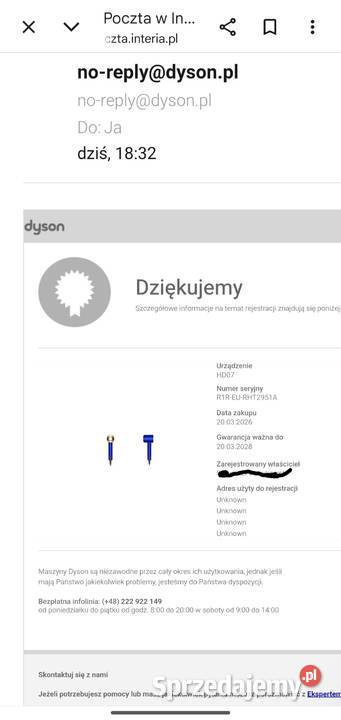 Suszarka dyson supersonic małopolskie Szczawnica