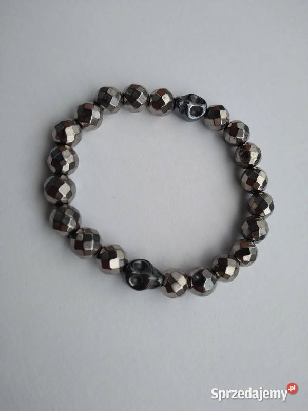 Damska bransoletka z Hematytu srebrnego z Bransoletki świętokrzyskie Kielce