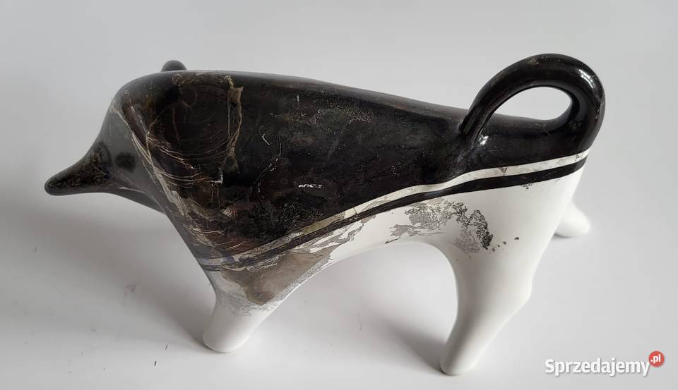 BYK Znak zodiaku Figurka Byczek ceramiczny Sierakowice