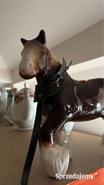 Figurka Koń porcelanowy pociągowy pomorskie