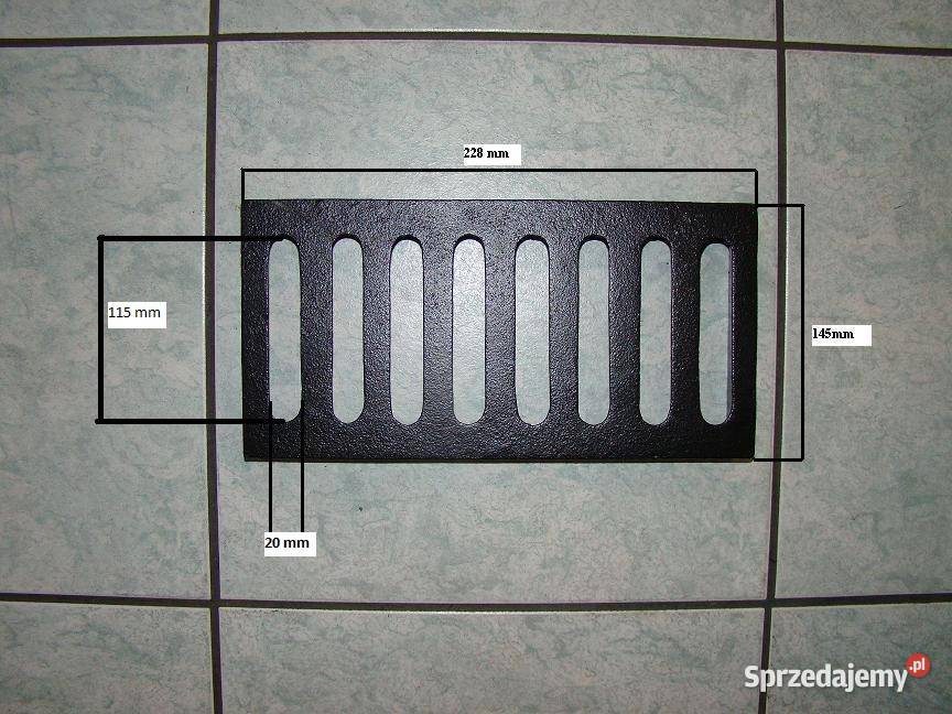 KRATKA ODPŁYWOWA 288x145 DESZCZÓWKA ŻELIWNA warmińsko-mazurskie