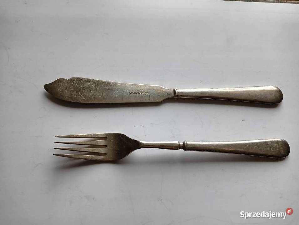 Komplet 24 posrebrzanych widelców i noży WHS Kraków sprzedam