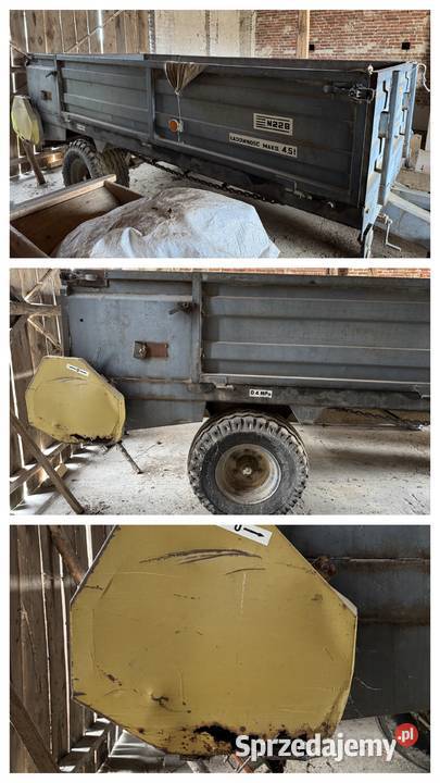 Rozrzutnik Agromet Warfama N228 1990 r 45t lubelskie Skowieszyn
