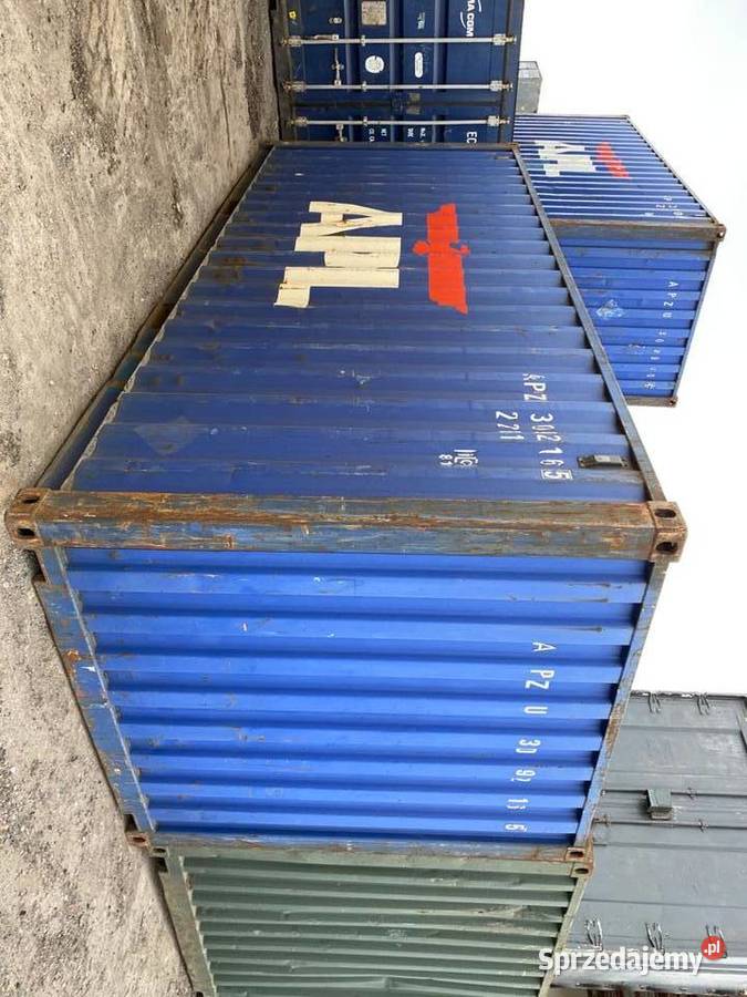 Kontener morski magazyn budowlany 20DV 6 metrów śląskie Jastrzębie-Zdrój
