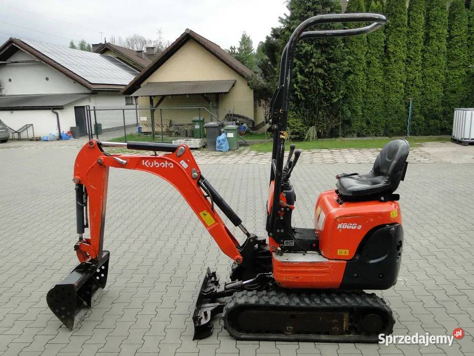 Minikoparka Koparka KUBOTA K0083 1tona Oryginał Motoryzacja małopolskie Łętownia
