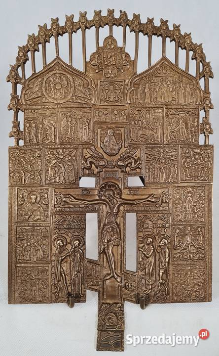 Ikona Jezus Chrystus Ukrzyżowany 251 Antyki, Sztuka, Kolekcje Warszawa