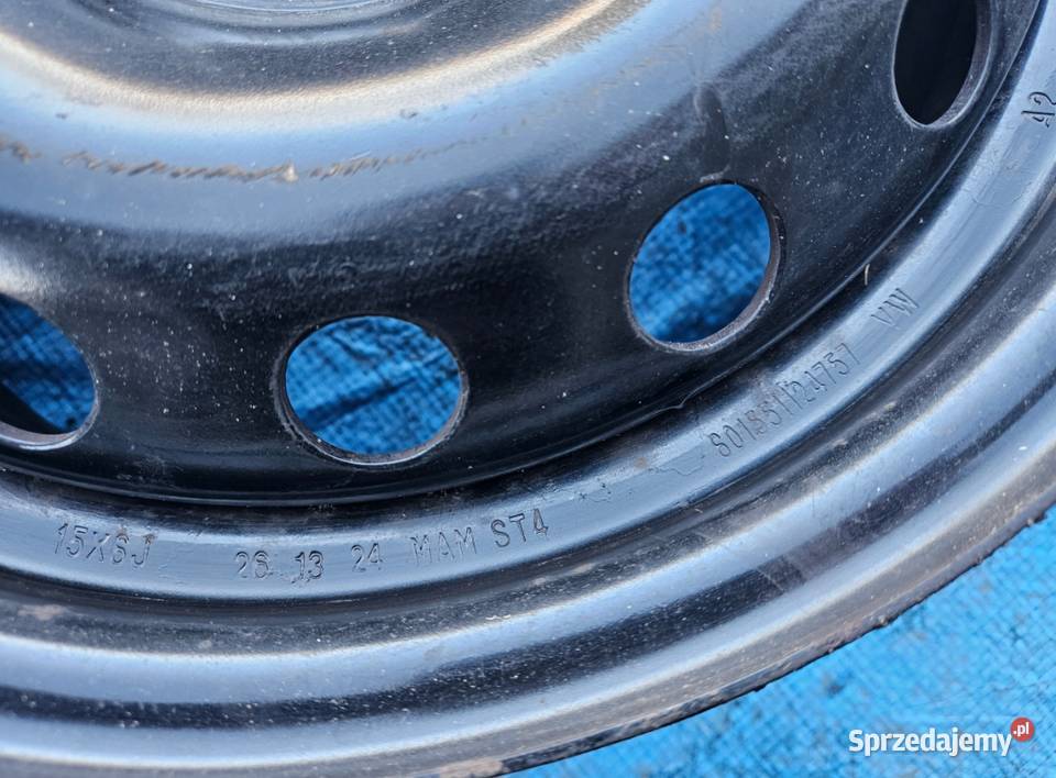Felgi Felga Vw R 15 Komplet R15 Stalowe Stalówki Pozostałe