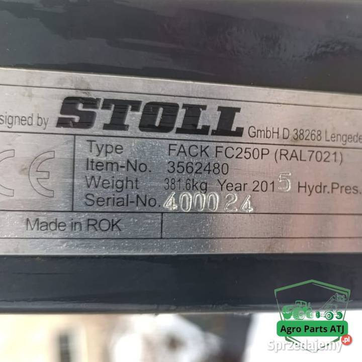 Ładowacz Czołowy Tur Stoll FACK FC250P Compact