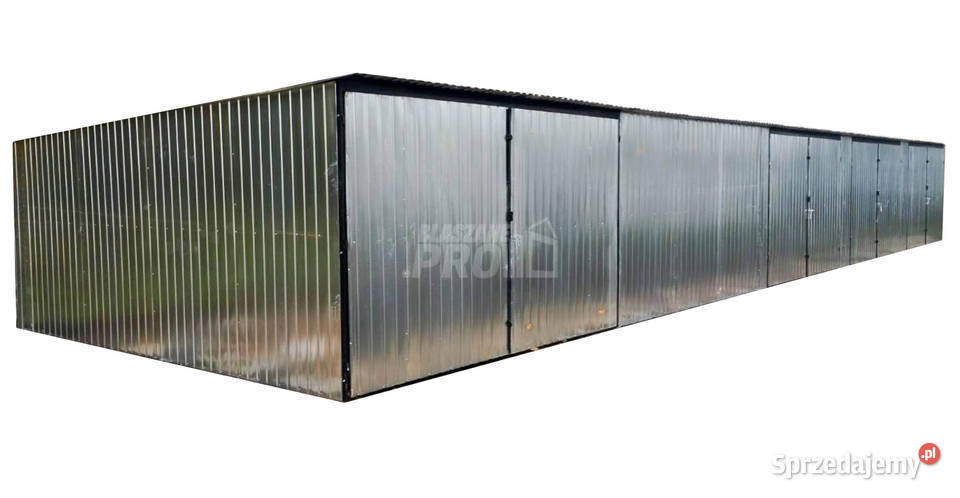 GARAŻ BLASZANY RZĄD 175m x 5m spad tył 4x Brama podkarpackie Rzeszów sprzedam