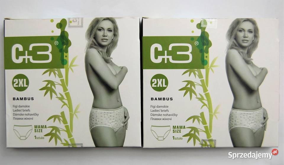 Figi majtki damskie bambusowe C3 mama size 2XL lubelskie Lublin