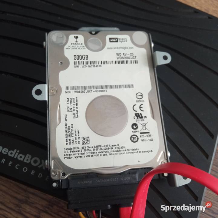 Dekoder nc media box HD recorder dysk 500 giga Szczecin sprzedam