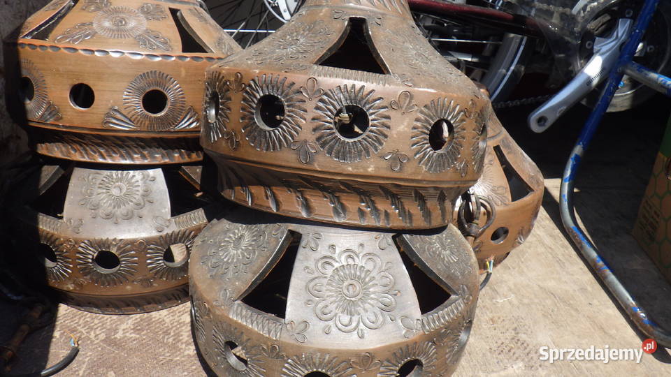 Zabytkowa Lampa Lampy Ceramiczne Podwieszane 5 Dębica sprzedam