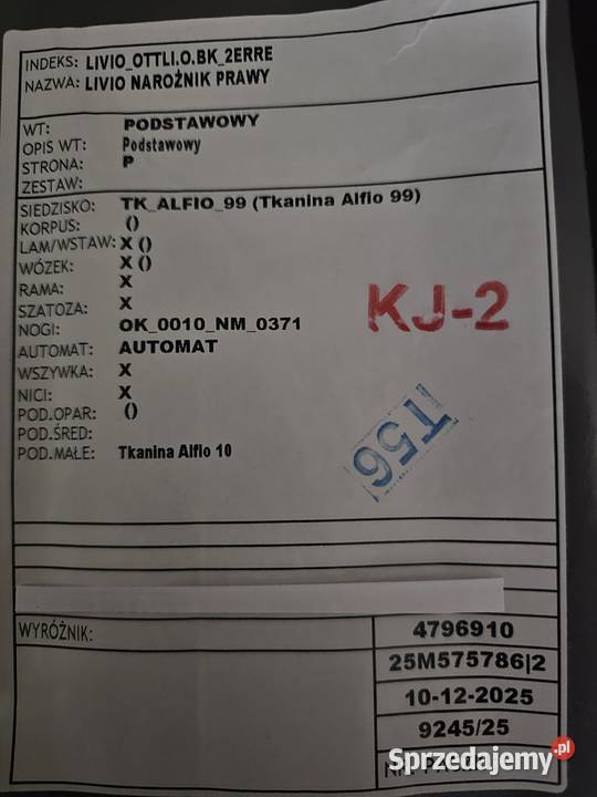 Nowy Narożnik Prawy Livio producent Benix Narożniki Dom i Ogród małopolskie Kraków