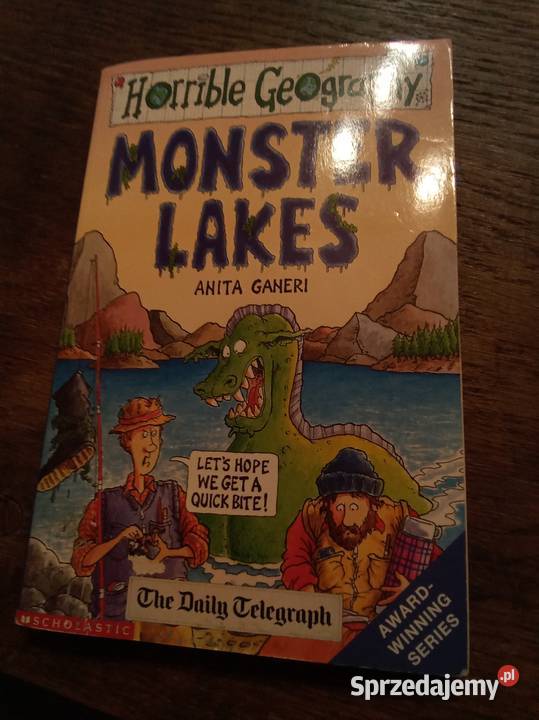 Monster lakes angielsku Książki dla dzieci Warszawa