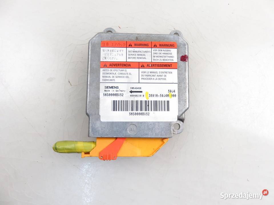 MODUŁ AIRBAG SUZUKI LIANA 3891059J40 sprzedam