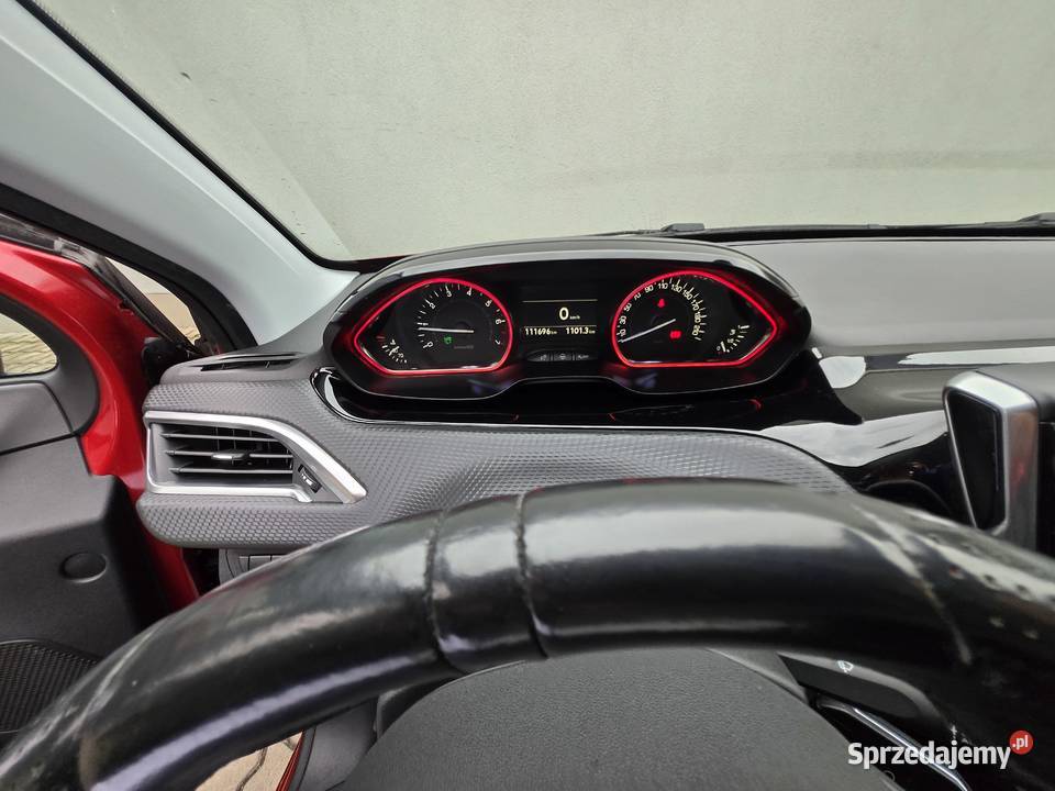 Peugeot 208 12 100 2016 GT Line SS RARYTAS 208 łódzkie Pabianice