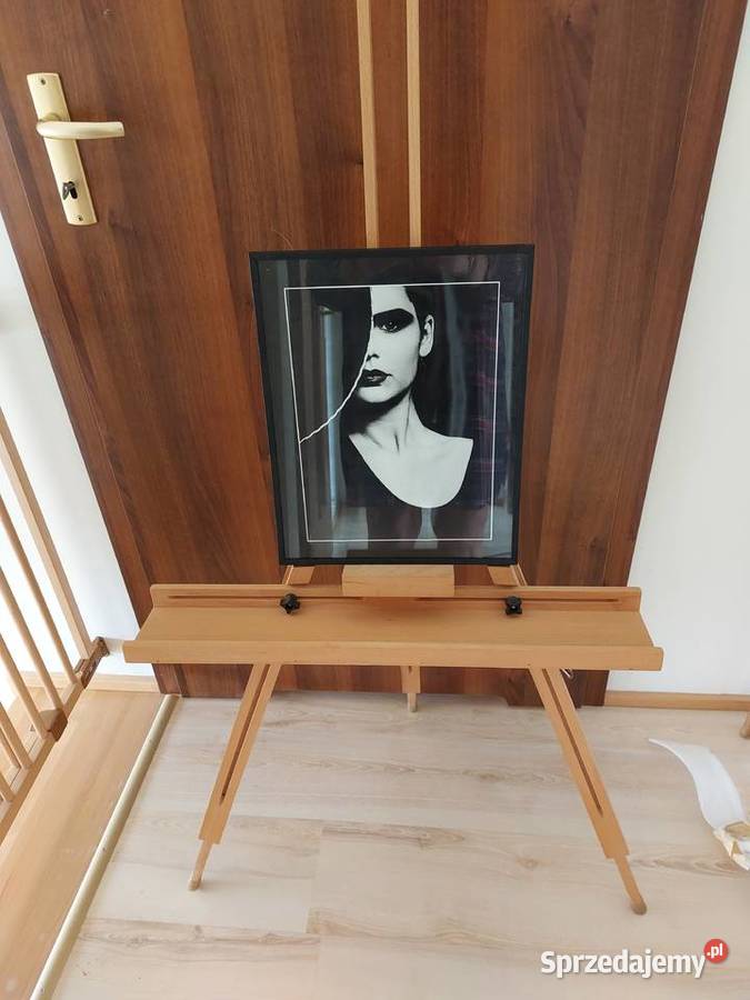 obraz Kobieta w czarnym czarny Kamionki sprzedam