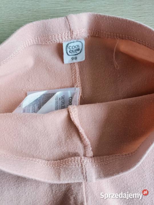 Legginsy dziewczęce morelowe 98 mazowieckie Płock