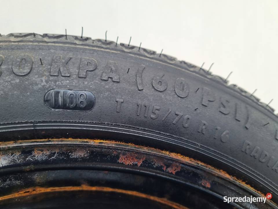 KOŁO ZAPASOWE DOJAZDOWE 11570 R16 Opel Vectra C Opony i felgi lubelskie