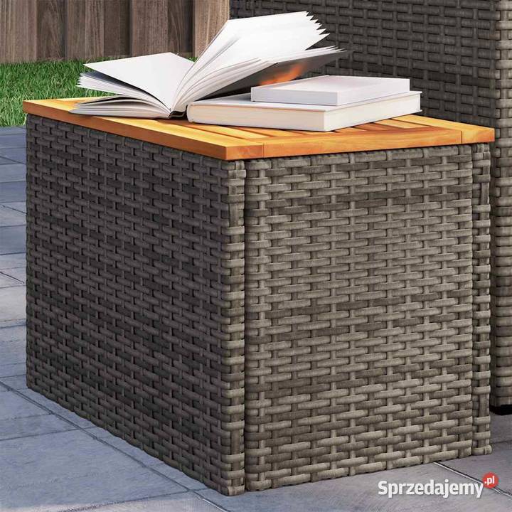 vidaXL Stoliki ogrodowe 2 szare 55x34x37 Warszawa sprzedam