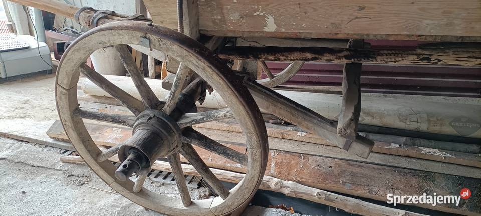 wóz drewniany zabytkowy retro Limanowa