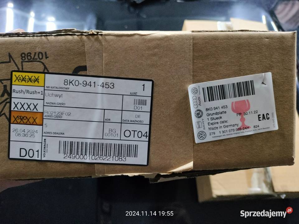 Audi A4 B8 podstawy reflektorów oryginał Rok produkcji 2008 kujawsko-pomorskie