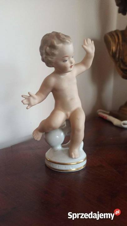 Figurka Putto Wallendorf Germany Antyki, Sztuka, Kolekcje