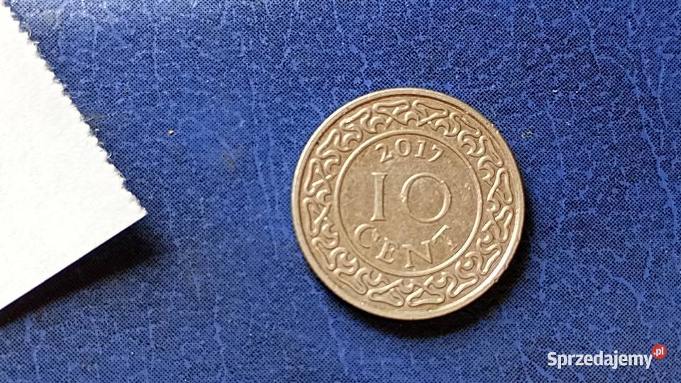 Stare monety 10 cent 2017 Surinam Lesko