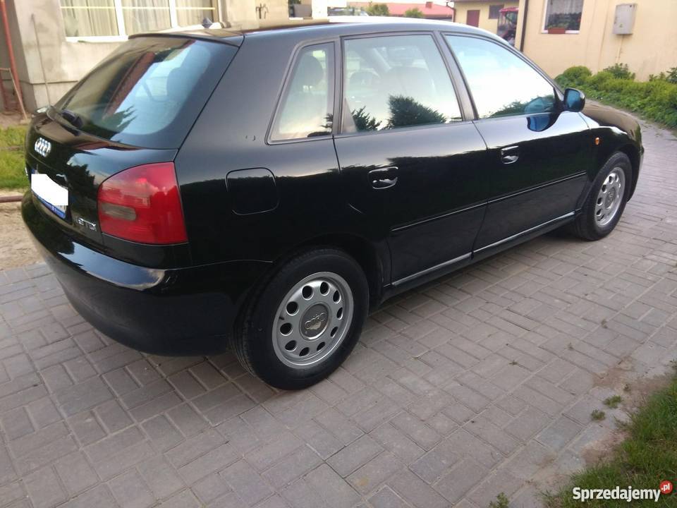 Audi A3 19 TDI 90 5 Drzwi 1 właściciel w czarny Samochody osobowe lubelskie Świdnik