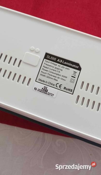 Laminarka do zdjęć i dokumentów nowa Zamość