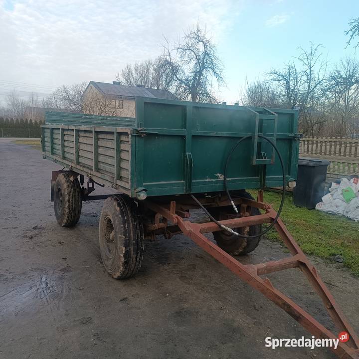 Przyczepa rolnicza wywrotka nieuszkodzony Uniejów sprzedam