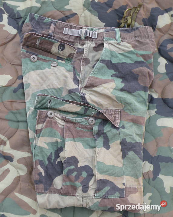 Spodnie bdu woodland small regular 85r cotton Wrocław sprzedam