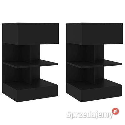 vidaXL Szafki nocne 2 czarne 40x35x65 SKU808651 Warszawa