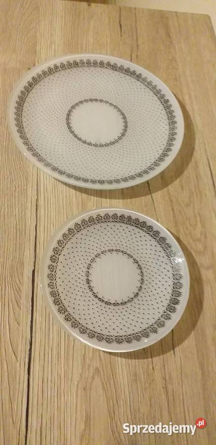 Talerzyki prl Porcelana i szkło Przedbórz