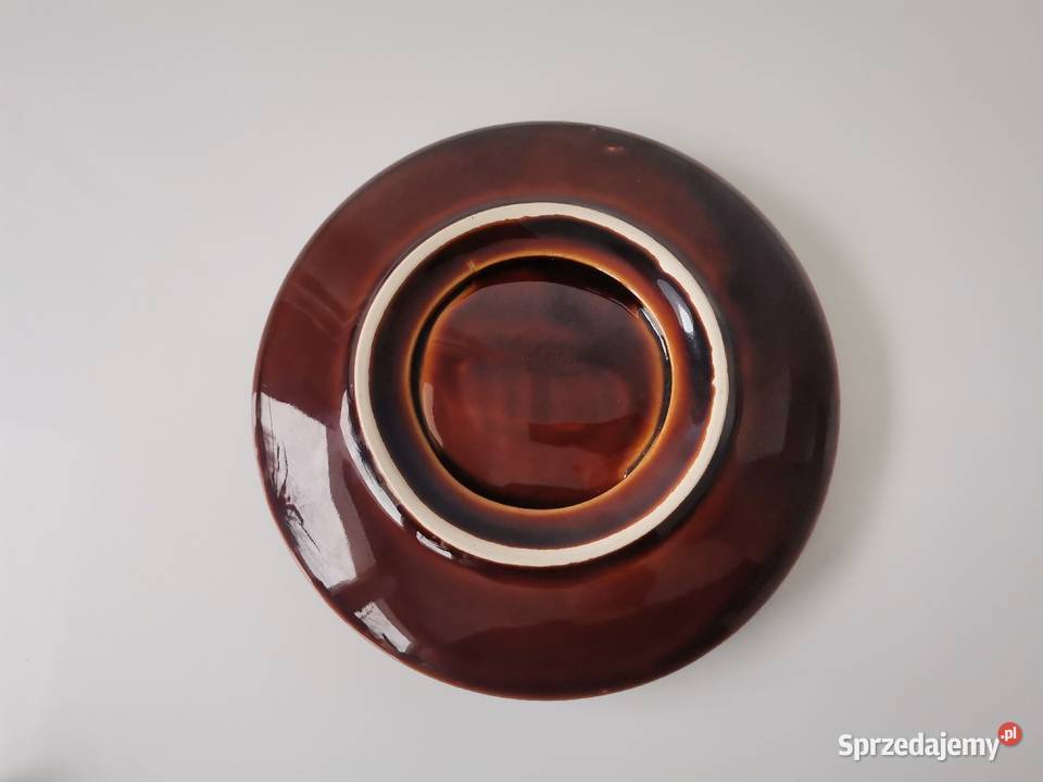 Stara duża patera popielniczka Oko porcelit śląskie Katowice