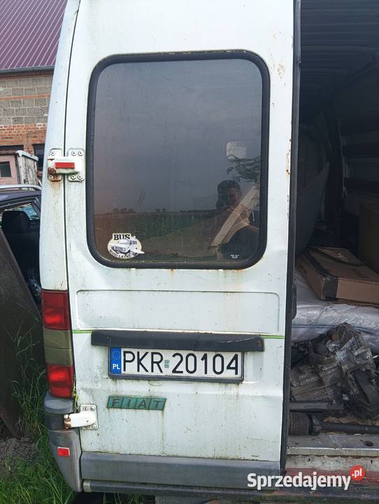 Drzwi tylne skrzydełka Fiat Ducato II Boxer Rok produkcji 1994 Krotoszyn