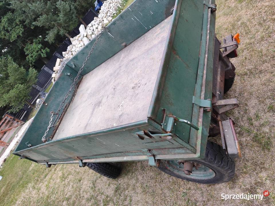 Przyczepa wywrotka pod mini traktorek Krosno Odrzańskie