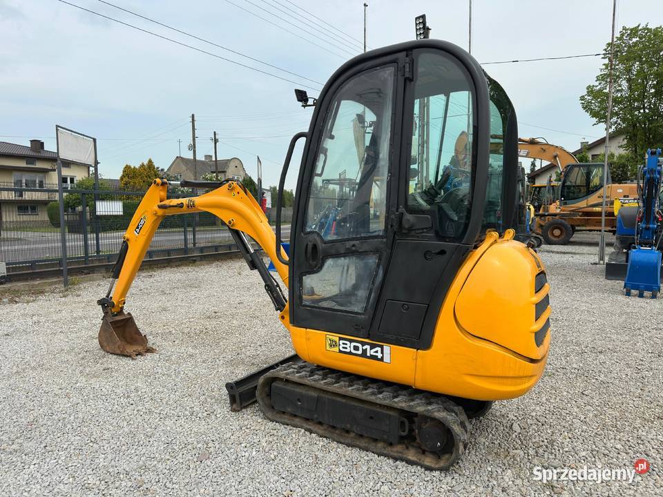 JCB 8014 Mini koparka z 2007 roku Waga 1500 łódzkie Złoczew