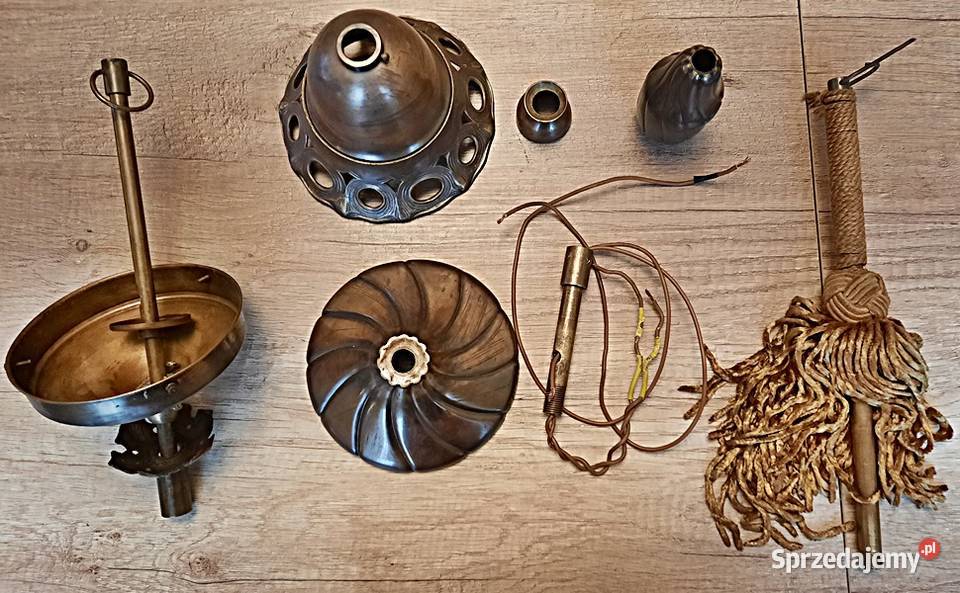 Elementy części starego żyrandola Ostrów Wielkopolski sprzedam