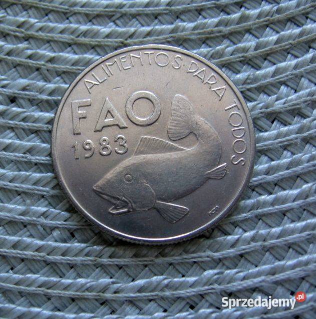Portugalia 25 Escudo 1982r FAO Światowy Program Kalisz