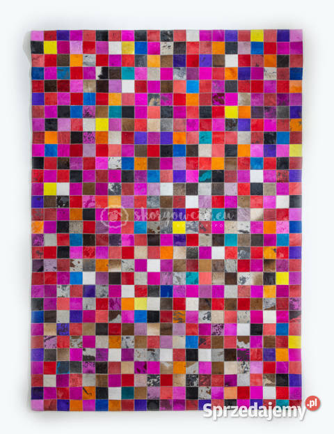 Skóra bydlęca dywan patchwork skórzany 160x230 Szaflary
