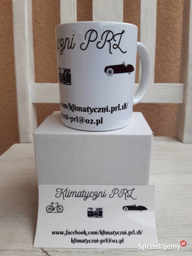 Klimatyczni PRL kubek naklejka kolekcjonerski Porcelana i szkło Porcelana i szkło śląskie Bielsko-Biała