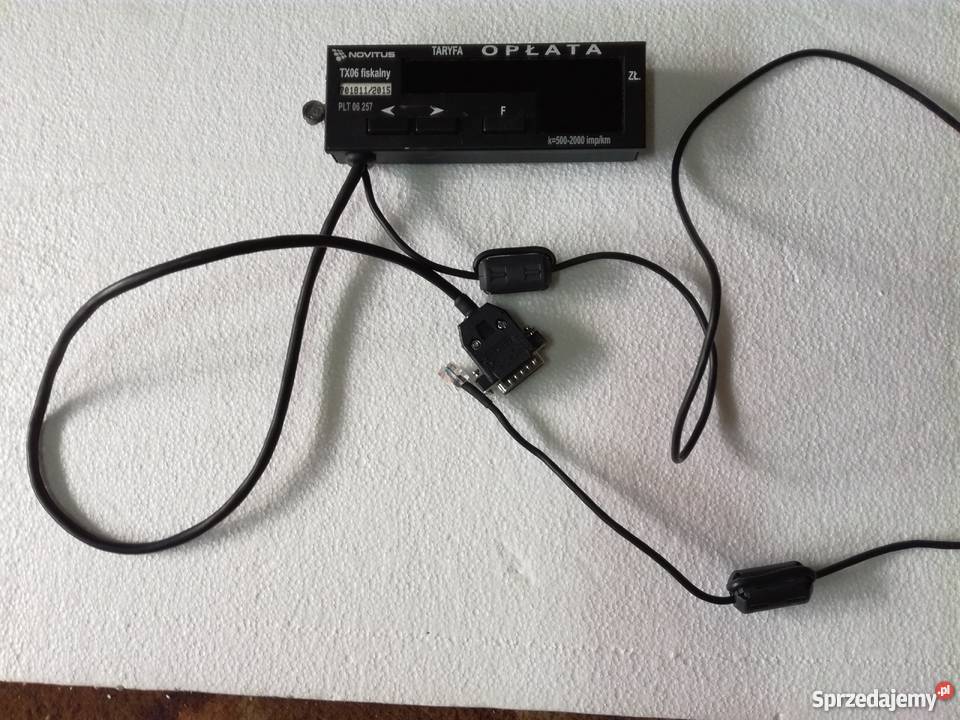 Taksometr NOVITUS TX06 fiskalny Zabrze sprzedam