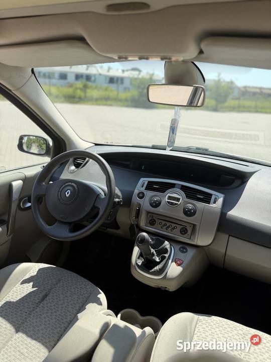 Renault Megane Scenic niski przebieg benzyna złoty Warszawa
